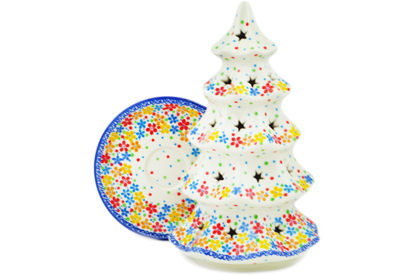 Christmas Tree Candle Holder 10"