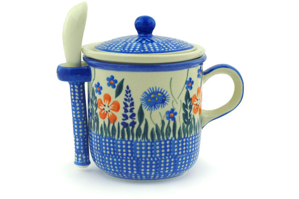 Brewing Mug with Spoon 10 oz