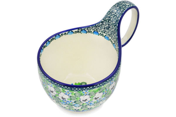 Bowl with Loop-Handle 6"