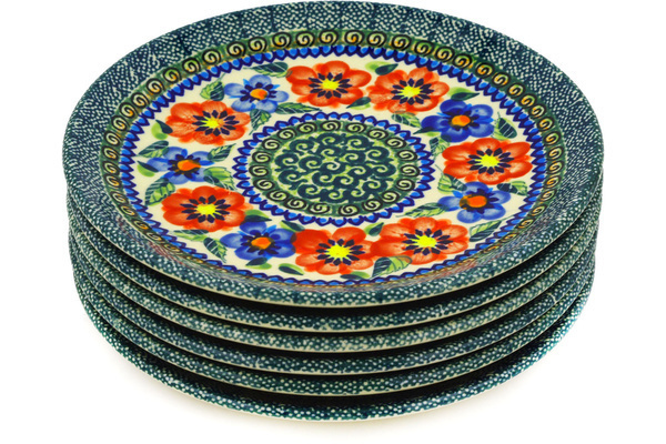 Set of 6 Plates 7"