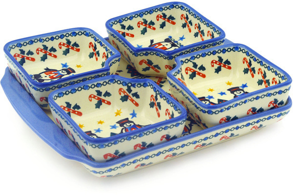 Relish Server Set with Tray 10"