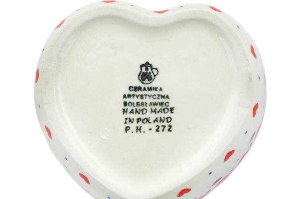 Heart Shaped Jar 4"