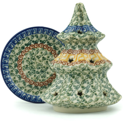 Christmas Tree Candle Holder 6"