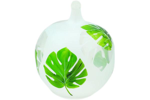 Glass Candle Holder 9"