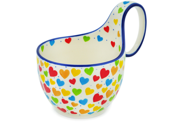 Bowl with Loop-Handle 6"