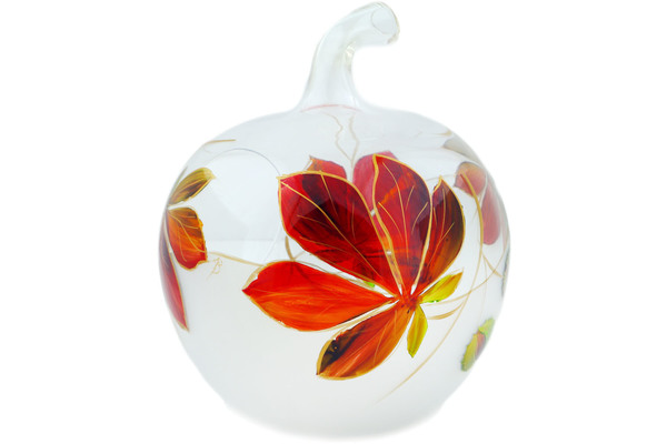 Glass Candle Holder 9"