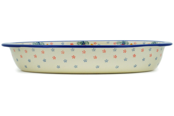 Oval Baker with Handles 13"