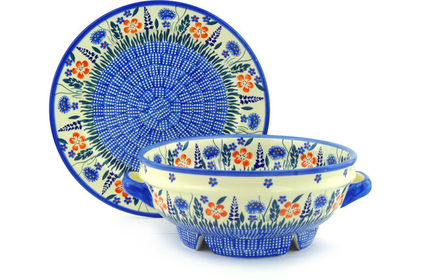 Colander with Plate 10"