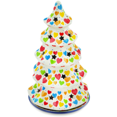Christmas Tree Candle Holder 10"