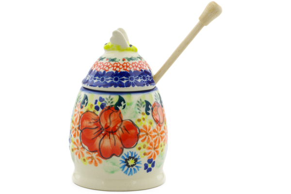 Honey Jar with Dipper 5"