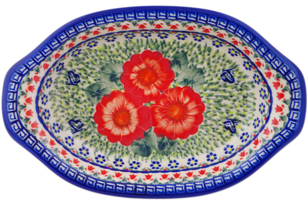 Platter with Handles 13"