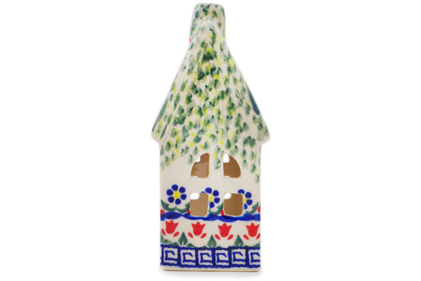 House Shaped Candle Holder 6"