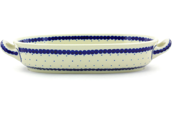 Oval Baker with Handles 9"