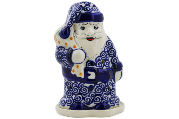 Santa Candle Holder 6"