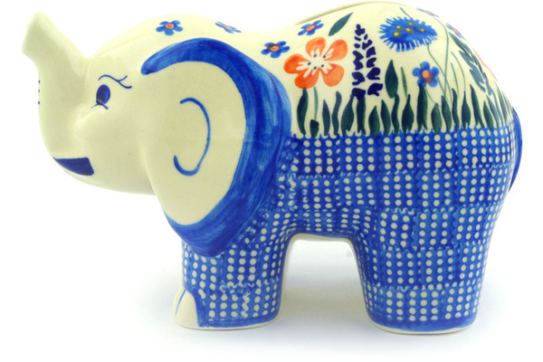 Elephant Shaped Piggy Bank 7"