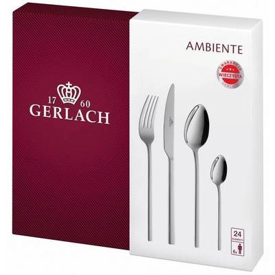 Gerlach 24 Piece Stainless Steel Flatware Set
