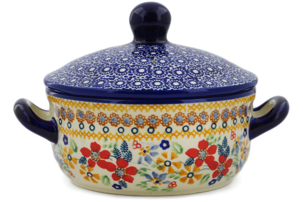 Baker with Cover with Handles 8"