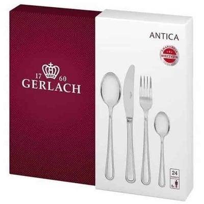 Gerlach 24 Piece Stainless Steel Flatware Set