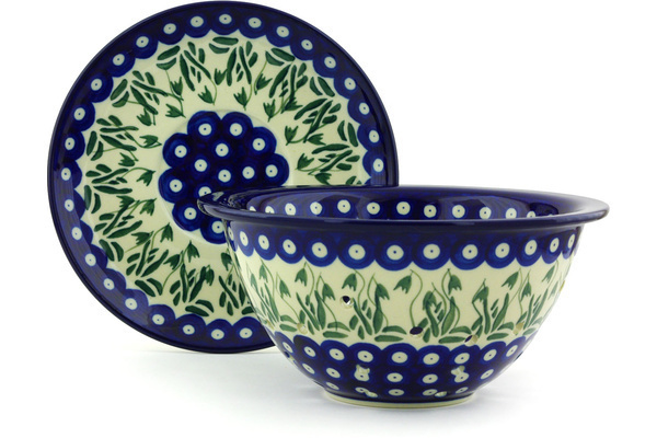 Colander with Plate 8"