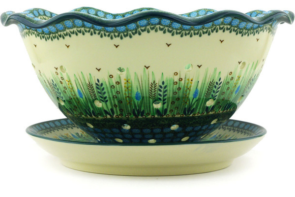 Colander with Plate 13"