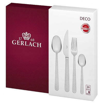 Gerlach 24 Piece Stainless Steel Flatware Set