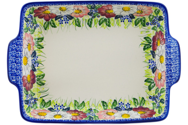 Rectangular Baker with Handles 15"