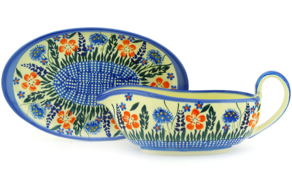 Gravy Boat with Saucer 13 oz