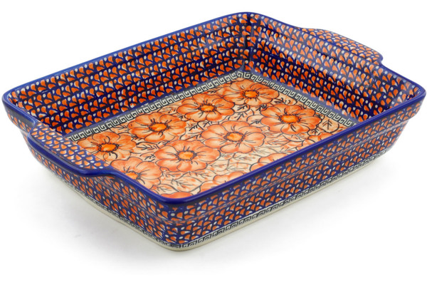 Rectangular Baker with Handles 15"