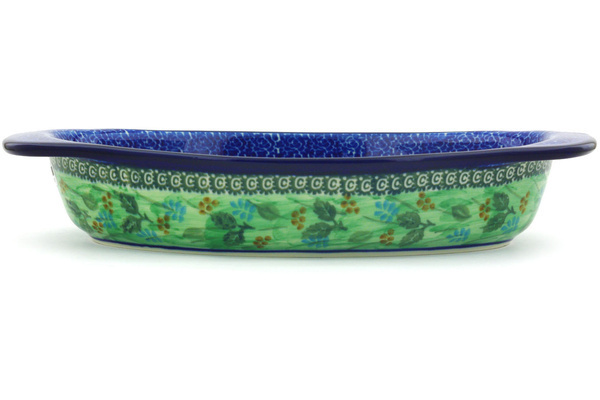 Oval Baker with Handles 13"