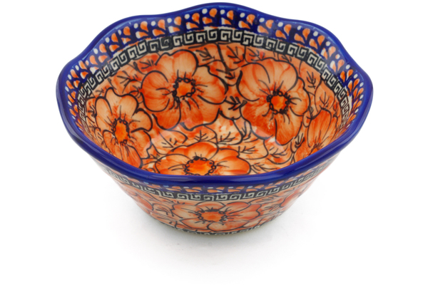 Scalloped Fluted Bowl 7"