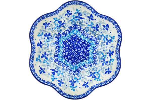 Scalloped Fluted Bowl 8"