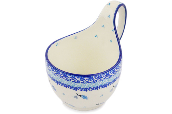 Bowl with Loop-Handle 6"