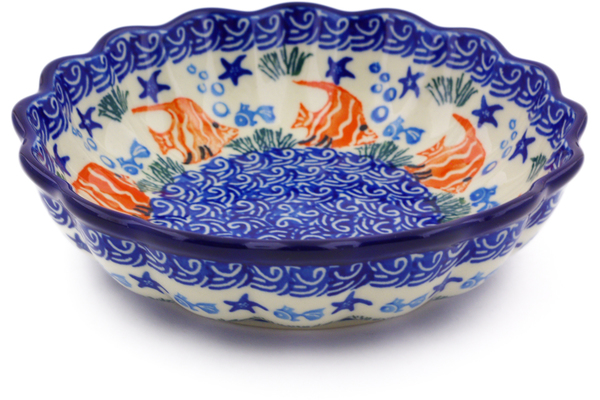 Scalloped Fluted Bowl 6"