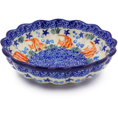 Scalloped Fluted Bowl 6"