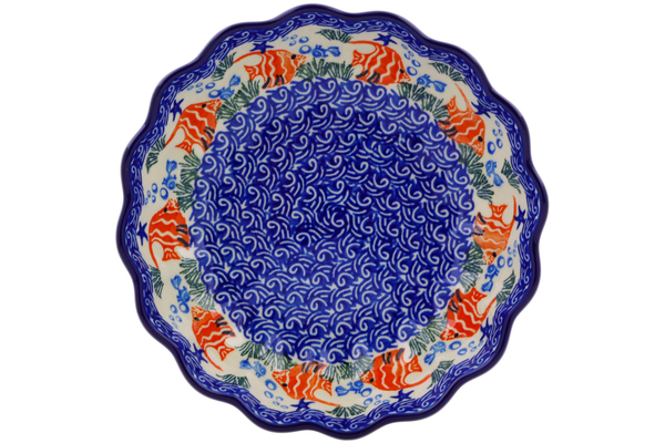 Scalloped Fluted Bowl 7"