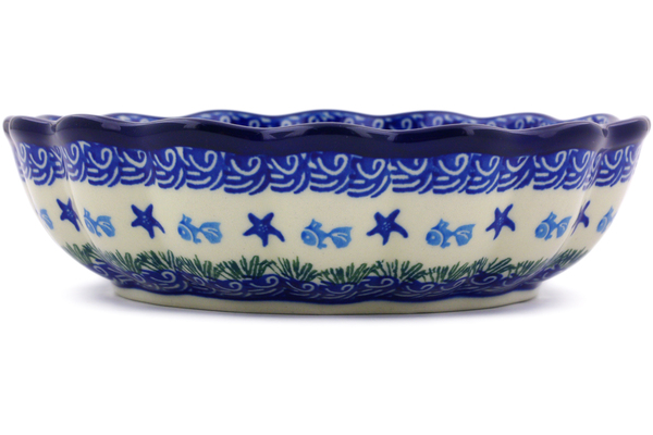 Scalloped Fluted Bowl 7"