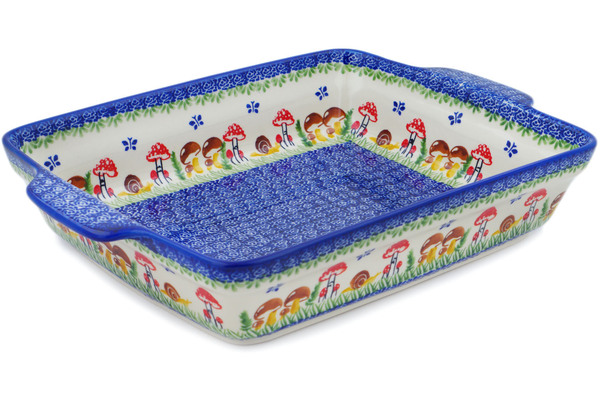 Rectangular Baker with Handles 15"