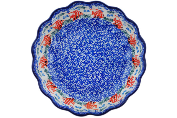 Scalloped Fluted Bowl 8"