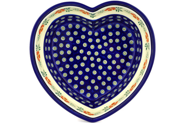 Heart Shaped Bowl 9"
