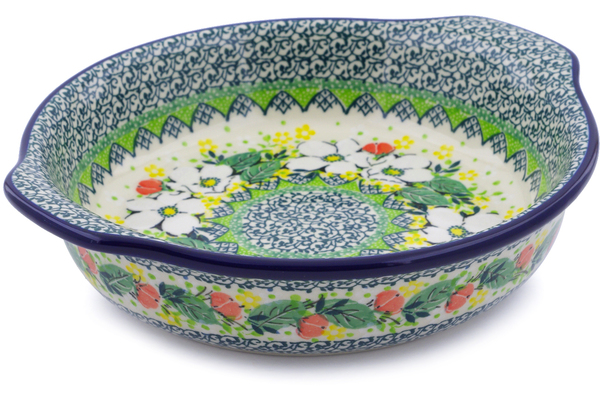 Round Baker with Handles 9"