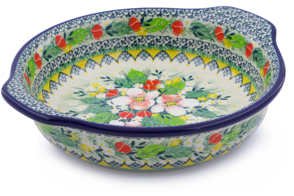 Round Baker with Handles 9"