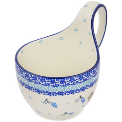 Bowl with Loop-Handle 6"