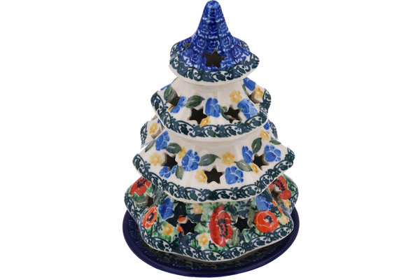 Christmas Tree Candle Holder 7"