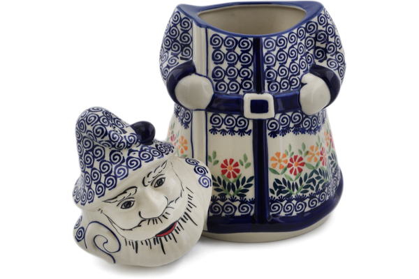 Santa Shaped Jar 13"