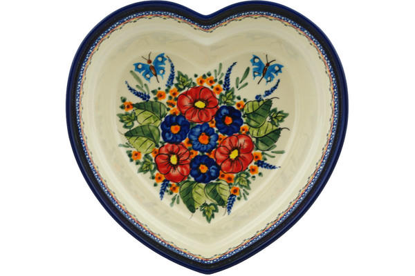 Heart Shaped Bowl 9"