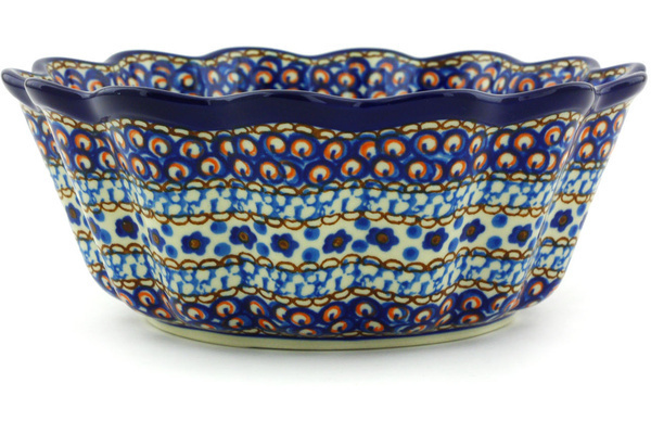 Scalloped Fluted Bowl 7"