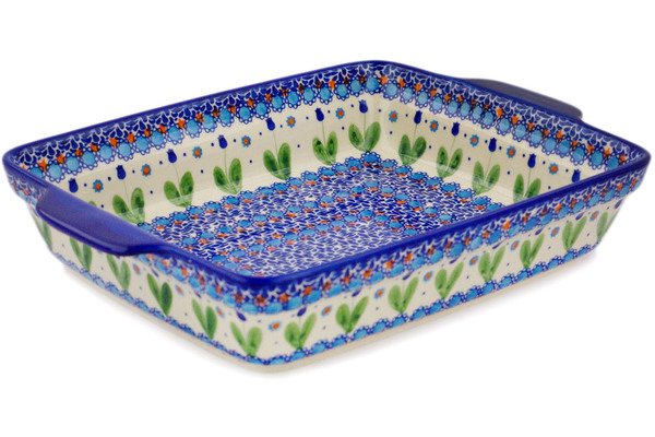 Rectangular Baker with Handles 15"