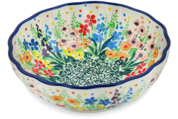 Scalloped Fluted Bowl 5"