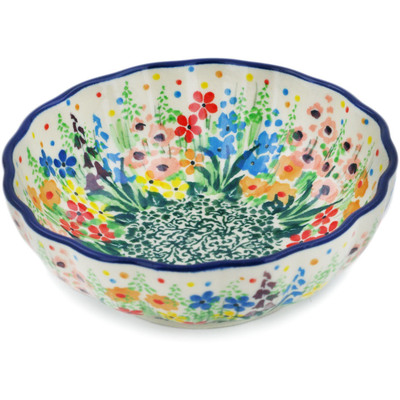 Scalloped Fluted Bowl 5"