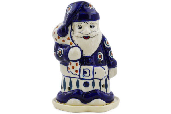 Santa Candle Holder 6"